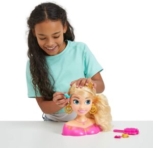 Sparkle Girlz Princess Hair Styling Head with 15 Accessories by ZURU5 لعب ستور