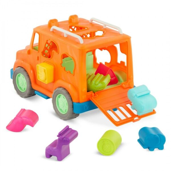 jeep safari boite a formes orange safari shape sorter truck 3 Le3ab Store