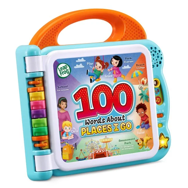 LeapFrog 100 Words About Places I Go Bilingual Book for Toddlers