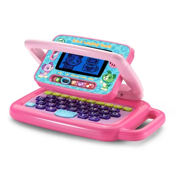 LeapFrog 2 in 1 LeapTop Touch, Cute Pretend Laptop for Toddlers LeapFrog 2 in 1 LeapTop Touch, Cute Pretend Laptop for Toddlers