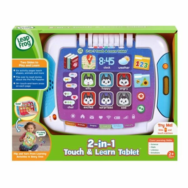 leapfrog 2 in 1 touch and learn tablet screen free activities and stories 6 Le3ab Store