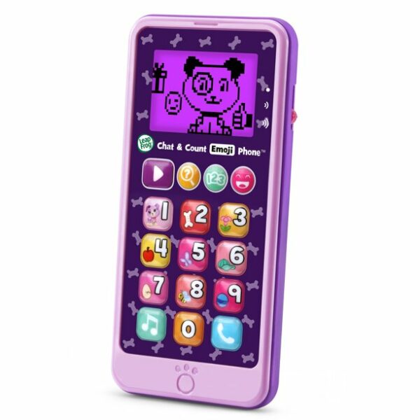 leapfrog chat and count emoji phone creative role playing toy violet 2 Le3ab Store