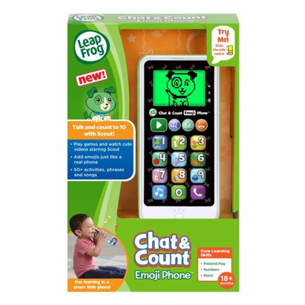 leapfrog chat and count emoji phone toy phone learning toy 3 Le3ab Store