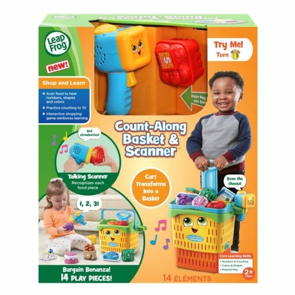leapfrog count along basket and scanner play food shopping toy 4 Le3ab Store