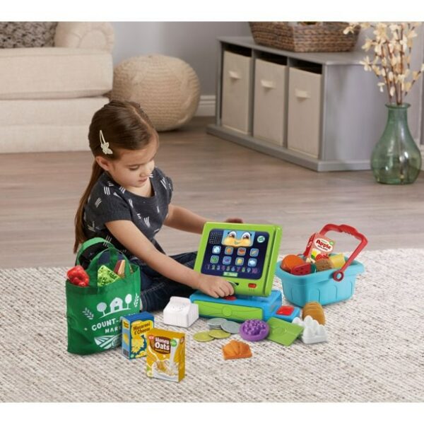 leapfrog count along cash register deluxe with role play accessories 3 Le3ab Store
