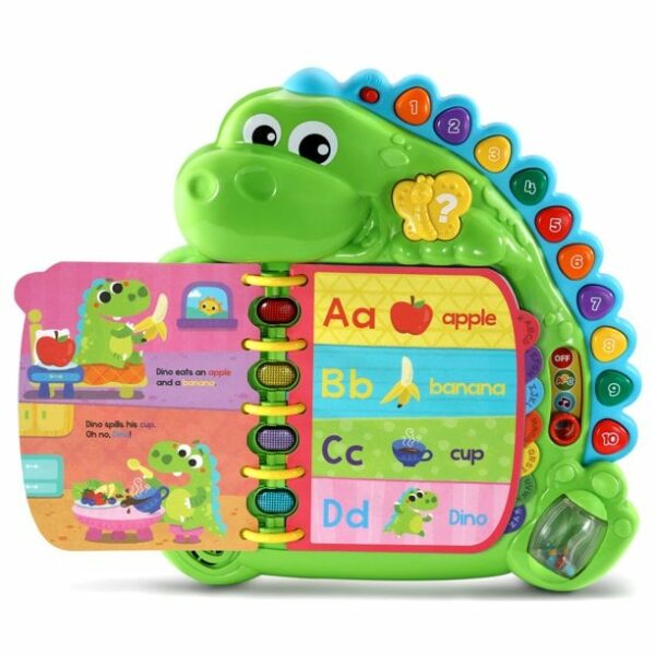 leapfrog dinos delightful day book interactive book for 1 year olds 3 لعب ستور