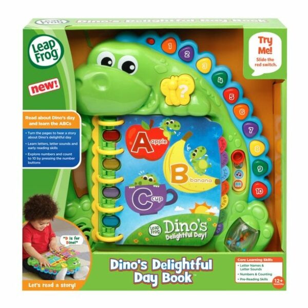 leapfrog dinos delightful day book interactive book for 1 year olds 4 Le3ab Store