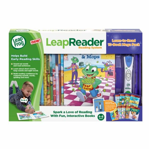 leapfrog leapreader learn to read 10 book mega pack with leapreader stylus 3 لعب ستور
