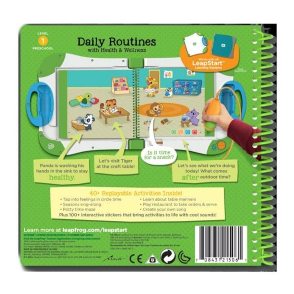 leapfrog leapstart preschool daily routines activity learning book 2 لعب ستور