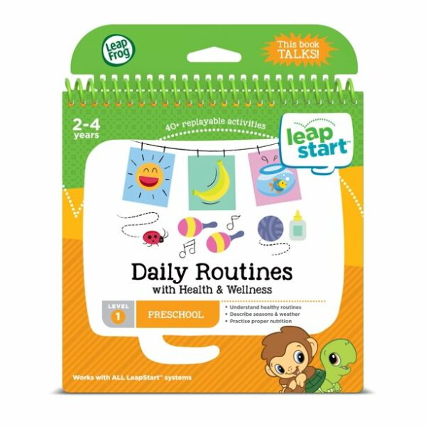 leapfrog leapstart preschool daily routines activity learning book 7 Le3ab Store