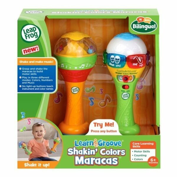leapfrog learn and groove shakin colors maracas bilingual music toy 4 Le3ab Store