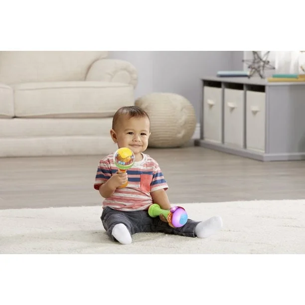LeapFrog Learn and Groove Shakin' Colors Maracas, Bilingual Music Toy - Image 8