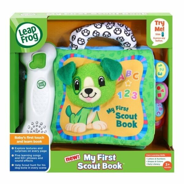 leapfrog my first scout book learn colors shapes and abcs plush 8 لعب ستور