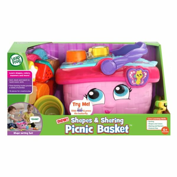 leapfrog shapes and sharing picnic basket role play toy for infants 8 Le3ab Store