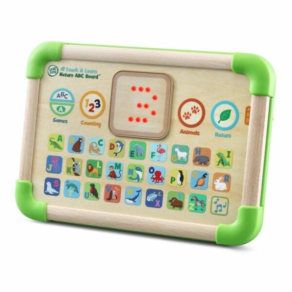 leapfrog touch and learn nature abc board wooden tablet and led screen 2 Le3ab Store
