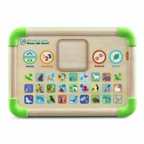 leapfrog touch and learn nature abc board wooden tablet and led screen 3 Le3ab Store