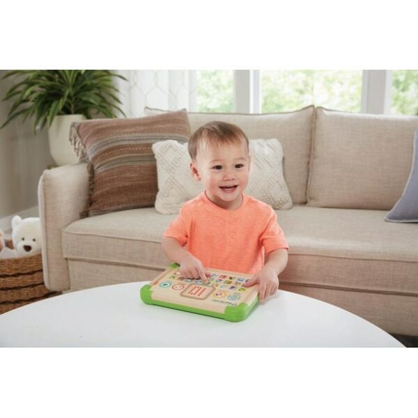 leapfrog touch and learn nature abc board wooden tablet and led screen 6 Le3ab Store