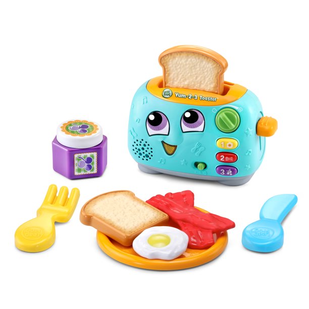 LeapFrog Yum-2-3 Toaster Imaginative Play Learning Toy for Toddlers LeapFrog Yum-2-3 Toaster Imaginative Play Learning Toy for Toddlers