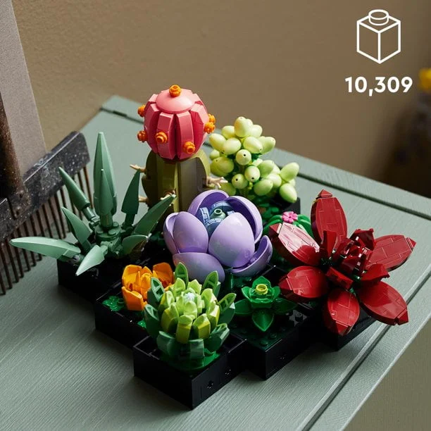 LEGO Succulents Plant Decor Building Kit for Adults; 10309 (771 Pieces) - Image 2