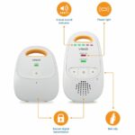 VTech DM111 Safe & Sound DECT 6.0 Digital Audio Baby Monitor with Belt Clip, 1 Parent Unit, White - Image 8