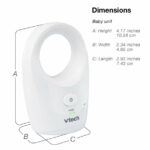 VTech DM1111, Enhanced Range Digital Audio Baby Monitor, 1 Parent Unit, White - Image 4