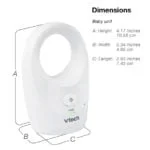 VTech DM1111, Enhanced Range Digital Audio Baby Monitor, 1 Parent Unit, White - Image 4