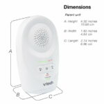 VTech DM1111, Enhanced Range Digital Audio Baby Monitor, 1 Parent Unit, White - Image 5