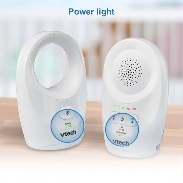 VTech DM1111, Enhanced Range Digital Audio Baby Monitor, 1 Parent Unit, White - Image 6