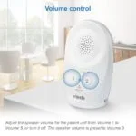 VTech DM1111, Enhanced Range Digital Audio Baby Monitor, 1 Parent Unit, White - Image 9