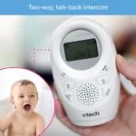 VTech DM1211-2 Enhanced Range Digital Audio Baby Monitor with Night Light, 2 Parent Units, Silver and White - Image 2