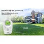 VTech DM1211-2 Enhanced Range Digital Audio Baby Monitor with Night Light, 2 Parent Units, Silver and White - Image 3