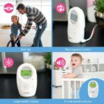 VTech DM1211-2 Enhanced Range Digital Audio Baby Monitor with Night Light, 2 Parent Units, Silver and White - Image 6