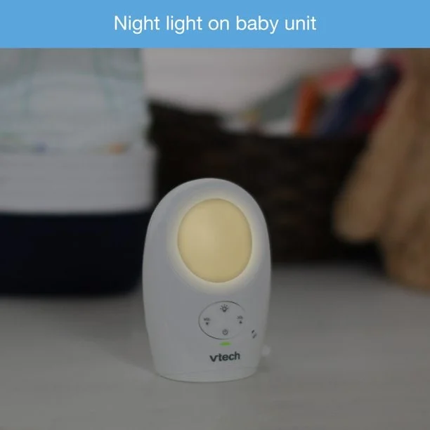 VTech DM1211-2 Enhanced Range Digital Audio Baby Monitor with Night Light, 2 Parent Units, Silver and White - Image 7