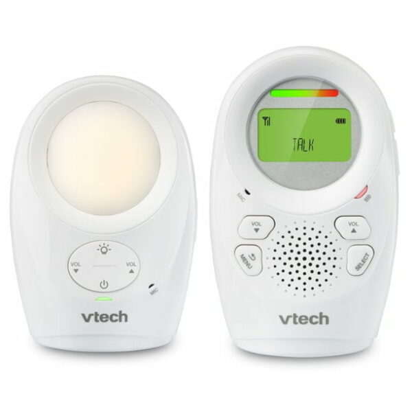 vtech dm1211 enhanced range digital audio baby monitor with night light 1 5 لعب ستور