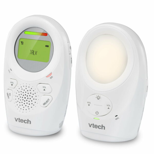 vtech dm1211 enhanced range digital audio baby monitor with night light 1 لعب ستور