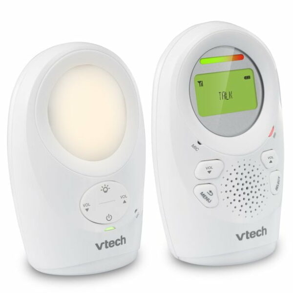 vtech dm1211 enhanced range digital audio baby monitor with night light 1 8 لعب ستور