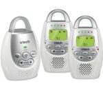 VTech DM221-2 Safe & Sound ® DECT 6.0 Two Parent Unit Digital Audio Baby Monitor