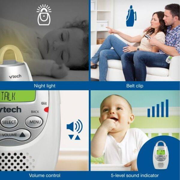 vtech safe sound dm221 dect 60 digital audio baby monitor 4 Le3ab Store