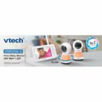 VTech VM5255-2 2 Camera 5" Digital Video Baby Monitor with Pan Scan and Night Light - Image 3