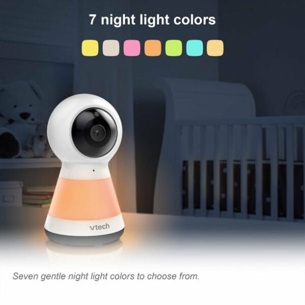 vtech vm5255 2 2 camera 5 digital video baby monitor with pan scan and night 3 Le3ab Store