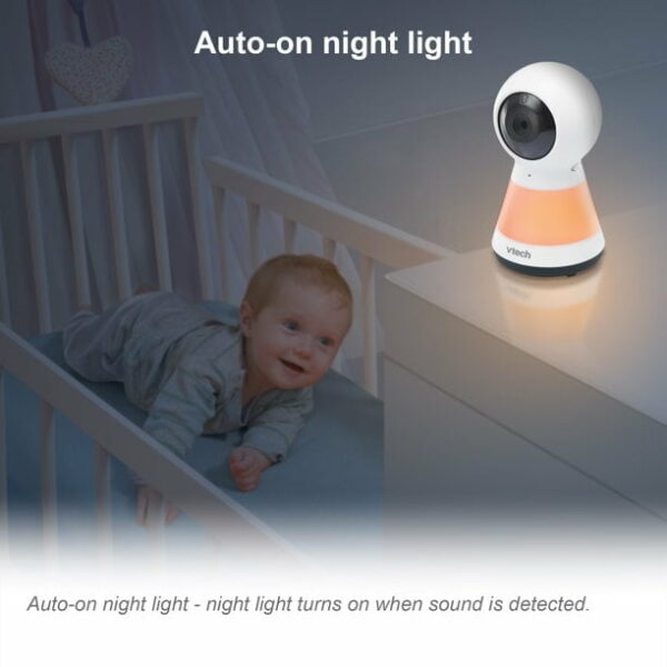 vtech vm5255 2 2 camera 5 digital video baby monitor with pan scan and night 5 Le3ab Store