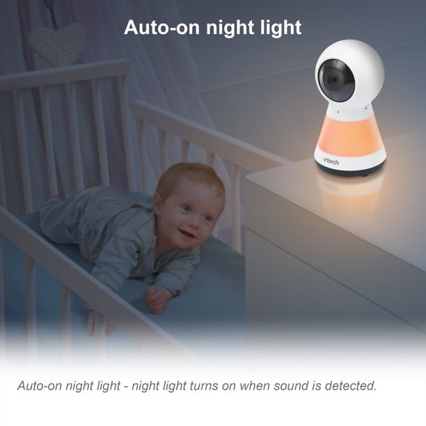 VTech VM5255-2 2 Digital Camera Video Baby Monitor With Pan Zoom and Night  Light for sale online
