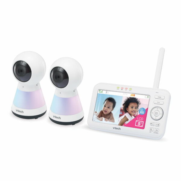 vtech vm5255 2 2 camera 5 digital video baby monitor with pan scan and night لعب ستور