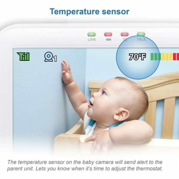 vtech vm5255 2 2 camera 5 digital video baby monitor with pan scan and night 7 Le3ab Store