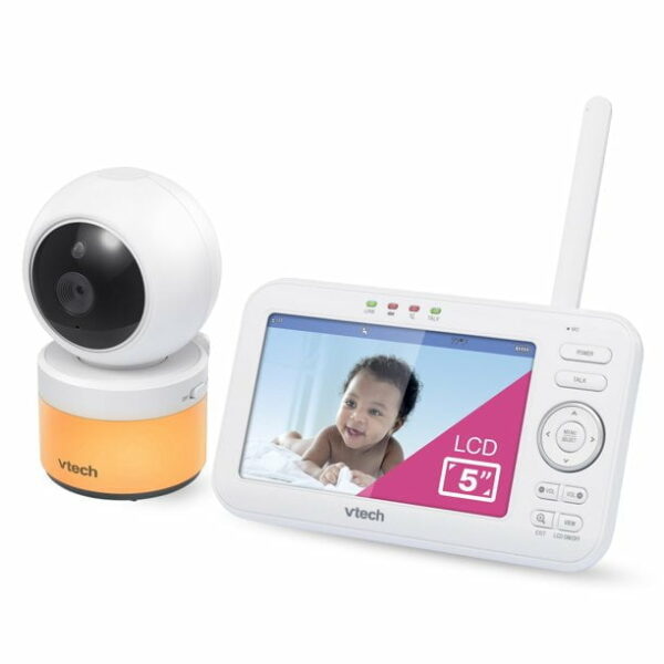 vtech vm5263 5 digitial video baby monitor with pan and tilt and night light 3 Le3ab Store