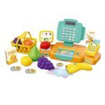 Toy Shopping Cash Registers With Sound Scanner 13 Pcs