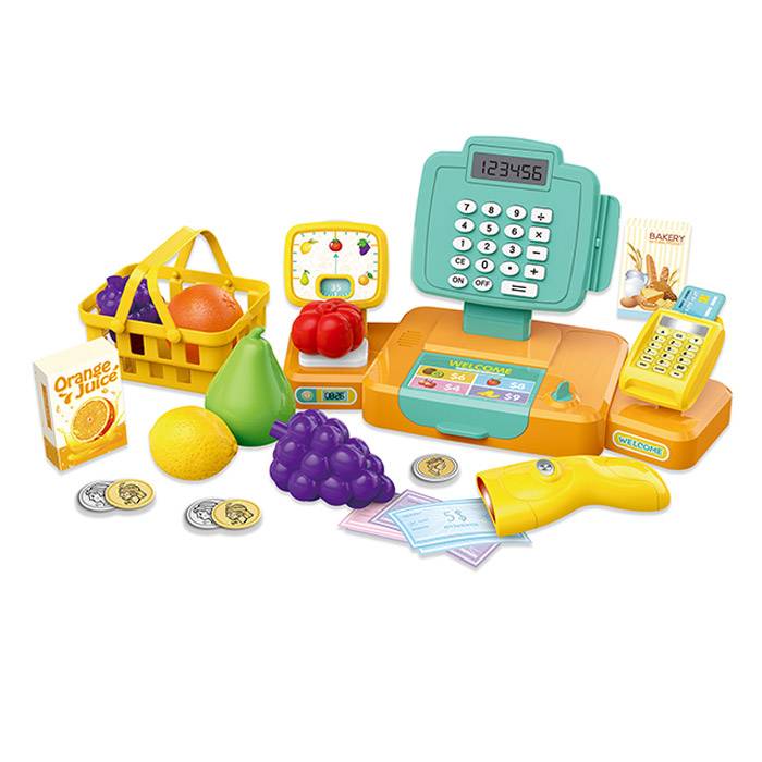 Toy Shopping Cash Registers With Sound Scanner 13 Pcs Toy Shopping Cash Registers With Sound Scanner 13 Pcs