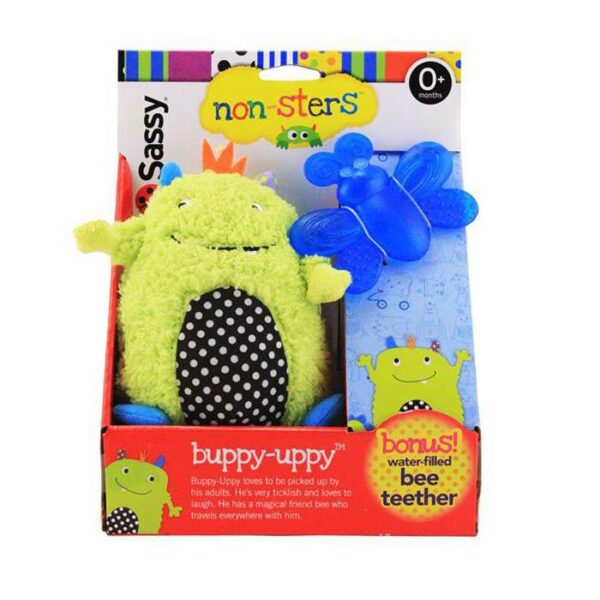 Non-Sters Buppy Uppy Plush With Bonus Rattle Sassy