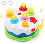Happy Cake With Blowing Light, Singing, Talking & Lighting - Image 3