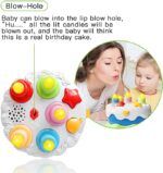 Happy Cake With Blowing Light, Singing, Talking & Lighting - Image 6